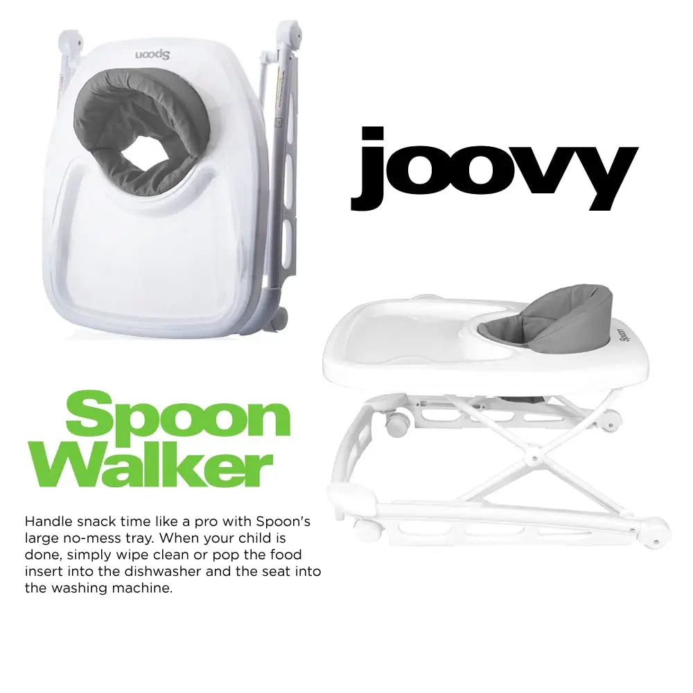 Joovy Spoon Baby Walker &amp; Activity Center Featuring Three Adjustable Heights